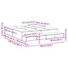 vidaXL Κρεβάτι με αποθηκευτικό χώρο Λευκό 236.5 x 180 x 31.5 εκ