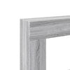 vidaXL Πλαίσιο Τζακιού Γκρι Sonoma 81x18x82 εκ. από Επεξ. Ξύλο