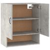 vidaXL Ντουλάπι Τοίχου Γκρι Σκυρ. 60x31x70 εκ. Επεξεργασμένο Ξύλο