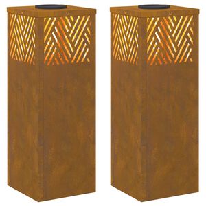 vidaXL &Eta;&lambda;&iota;&alpha;&kappa;ό LED &Phi;&omega;&sigmaf; &Delta;&rho;ό&mu;&omicron;&upsilon; 2 &tau;&mu;&chi;. &Theta;&epsilon;&rho;&mu;ό &lambda;&epsilon;&upsilon;&kappa;ό 18 x 18 x 50 &epsilon;&kappa;.