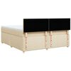 vidaXL &Kappa;&rho;&epsilon;&beta;ά&tau;&iota; Boxspring &mu;&epsilon; &Sigma;&tau;&rho;ώ&mu;&alpha; &Kappa;&rho;&epsilon;&mu; 180x200 &epsilon;&kappa;. &Upsilon;&phi;&alpha;&sigma;&mu;ά&tau;&iota;&nu;&omicron;