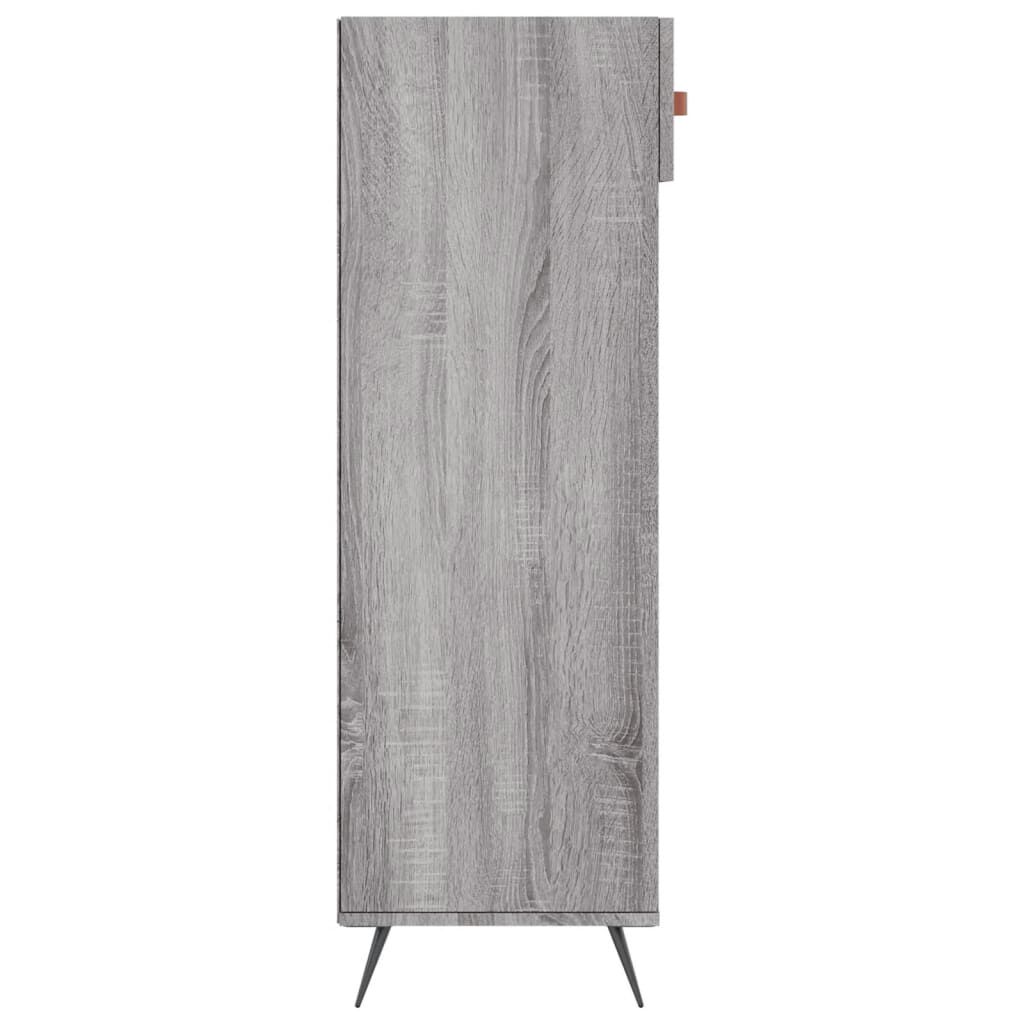 vidaXL Παπουτσοθήκη Γκρι Sonoma 60 x 35 x 105 εκ. από Επεξεργ. Ξύλο