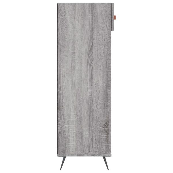 vidaXL Παπουτσοθήκη Γκρι Sonoma 60 x 35 x 105 εκ. από Επεξεργ. Ξύλο