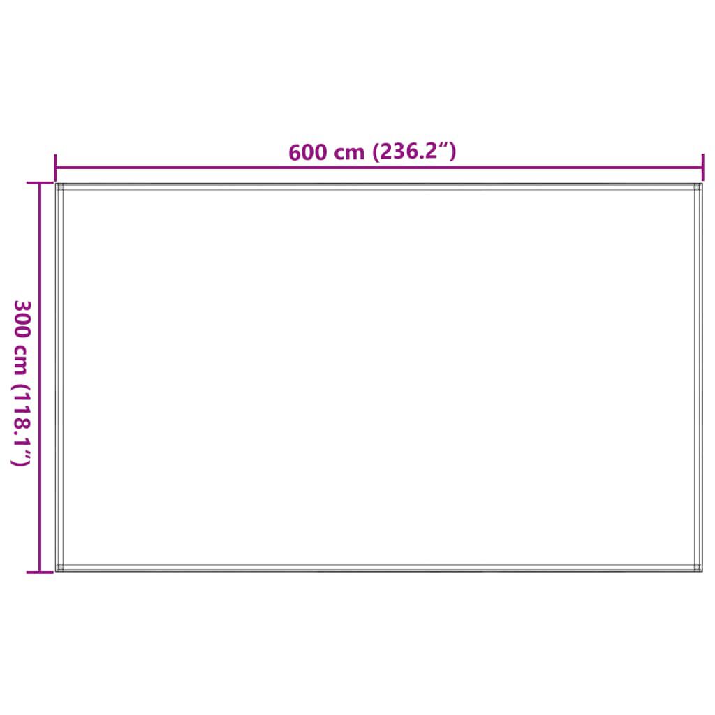 vidaXL Χαλί Σκηνής Ανθρακί 300 x 600 εκ.