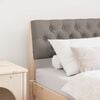 vidaXL Ταπετσαρισμένο κεφαλάρι Taupe 80 cm Στερεά ξυλεία πεύκου
