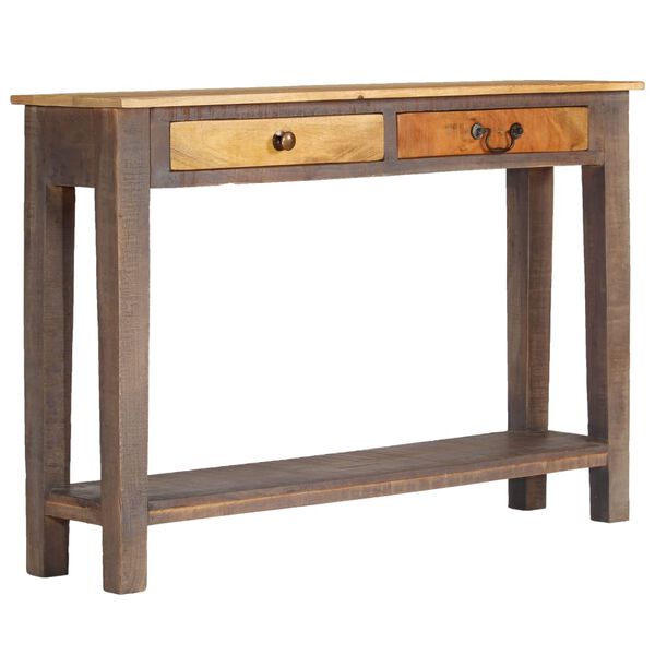 vidaXL Κονσόλα Τραπέζι Vintage Στιλ 118 x 30 x 80 εκ. από Μασίφ Ξύλο