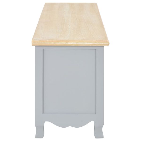 vidaXL Έπιπλο Τηλεόρασης Γκρι 120 x 30 x 40 εκ. Ξύλινο