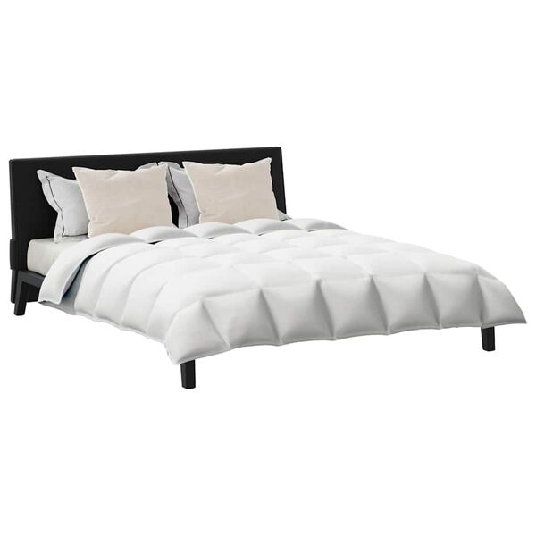 vidaXL Πάπλωμα Other με μαξιλάρι 3 pcs Λευκό 200 x 200 cm Πούπουλο