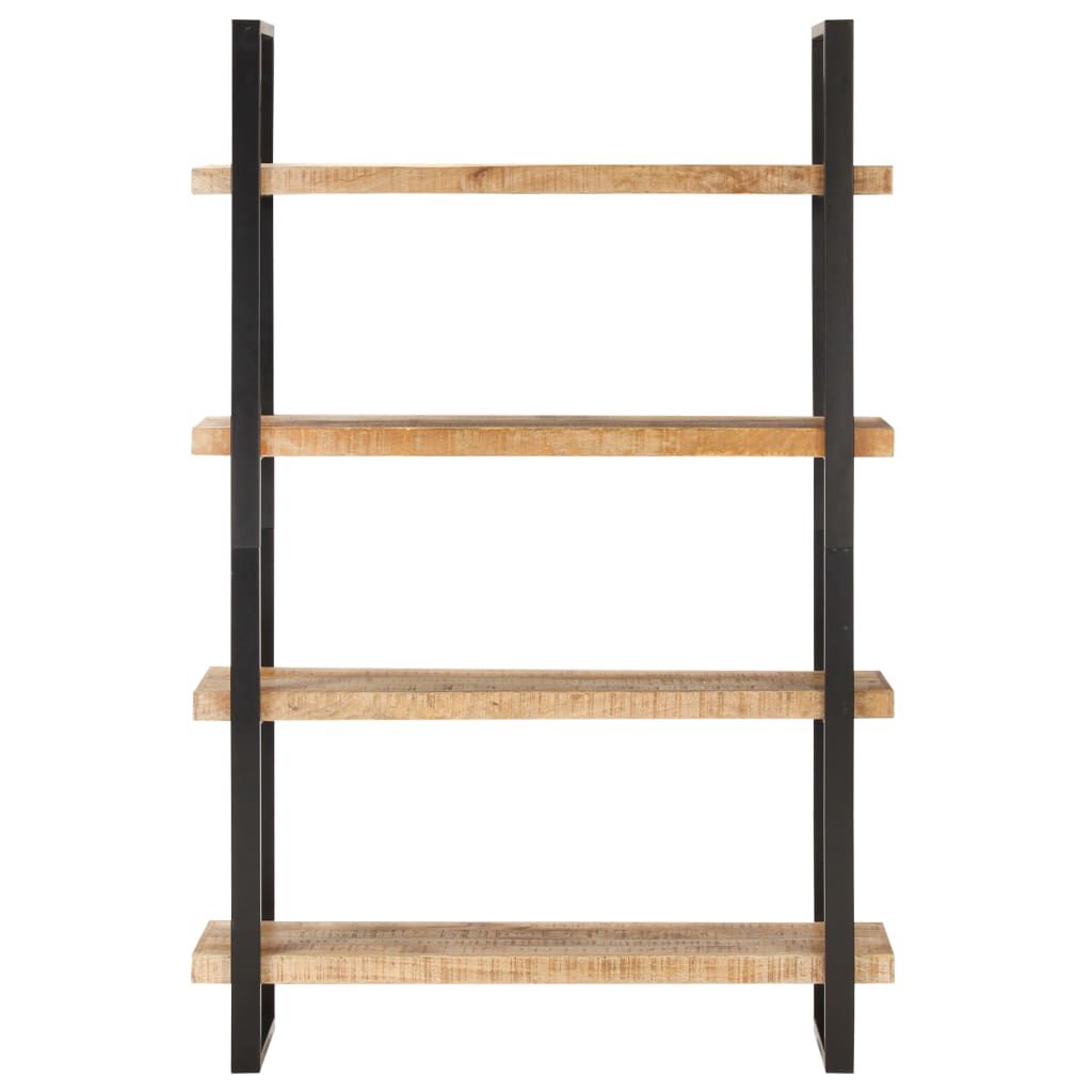 vidaXL Βιβλιοθήκη με 4 Επίπεδα 120x40x180 εκ. Ακατέργαστο Ξύλο Μάνγκο