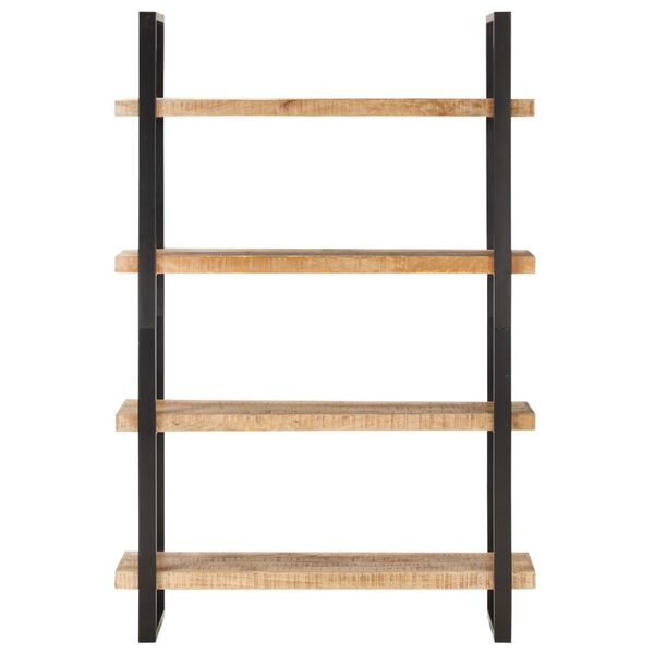 vidaXL Βιβλιοθήκη με 4 Επίπεδα 120x40x180 εκ. Ακατέργαστο Ξύλο Μάνγκο