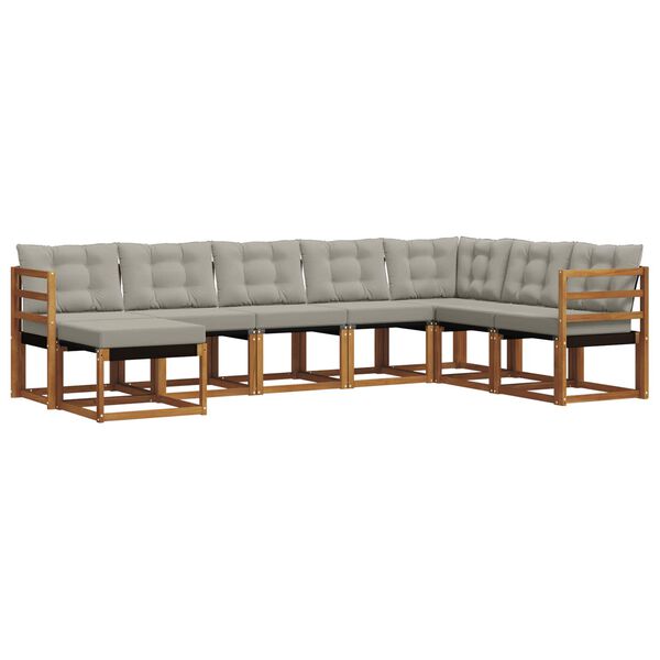 vidaXL &Sigma;&epsilon;&iota;&rho;ά &Kappa;&alpha;&nu;&alpha;&pi;έ &Epsilon;&xi;&omega;&tau;&epsilon;&rho;&iota;&kappa;&omicron;ύ 8 pcs &Phi;&upsilon;&sigma;&iota;&kappa;ό &kappa;&alpha;&iota; &Alpha;&nu;&omicron;&iota;&chi;&tau;ό &Gamma;&kappa;&rho;&iota;