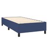 vidaXL Κρεβάτι Boxspring με Στρώμα Μπλε 80x200 εκ. Υφασμάτινο