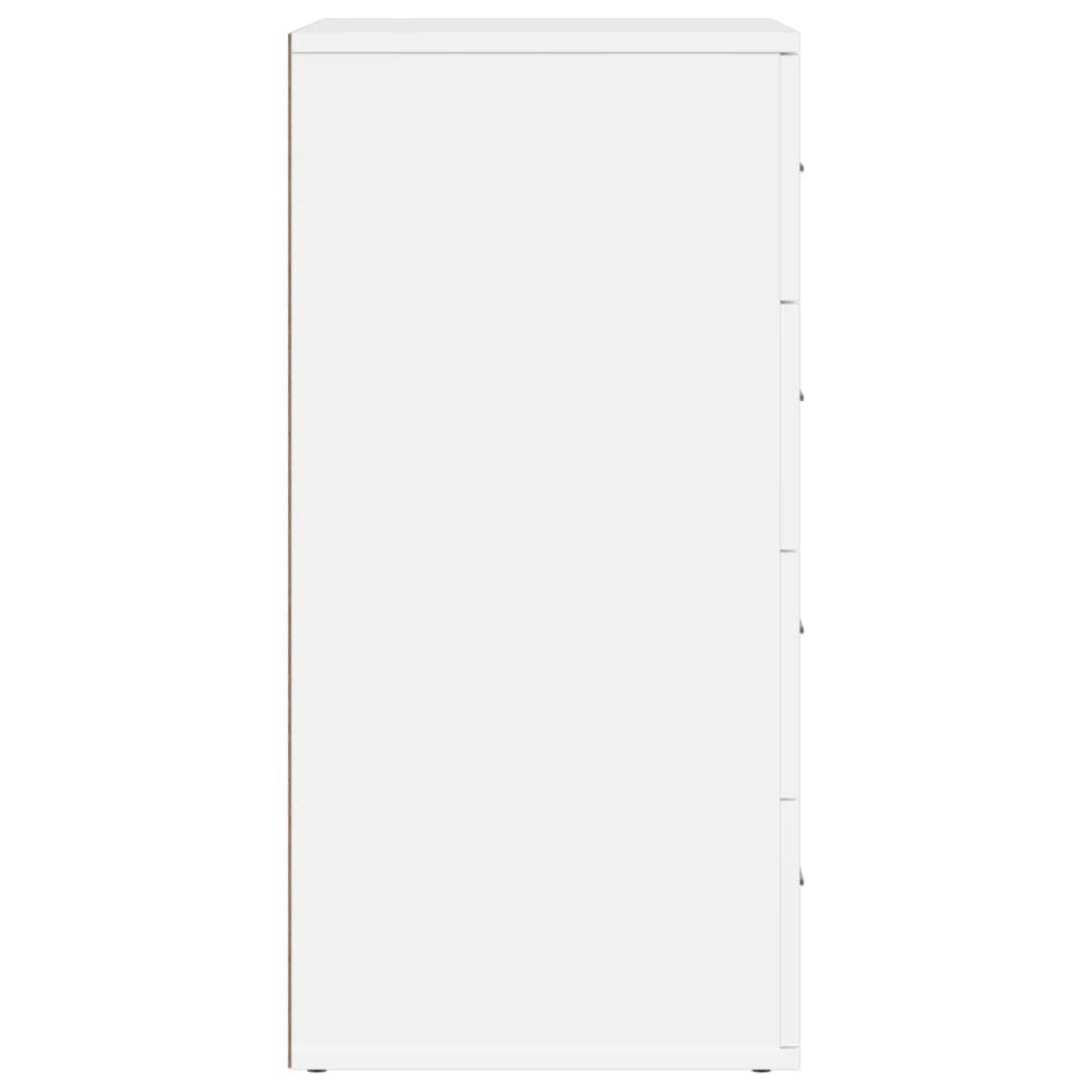 vidaXL Βοηθητικά Ντουλάπια 2 τεμ. Λευκή 60 x 39 x 80 εκ. Επεξεργ. Ξύλο