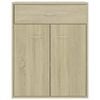 vidaXL Ντουλάπι Sonoma Δρυς 60 x 30 x 75 εκ. από Επεξ. Ξύλο