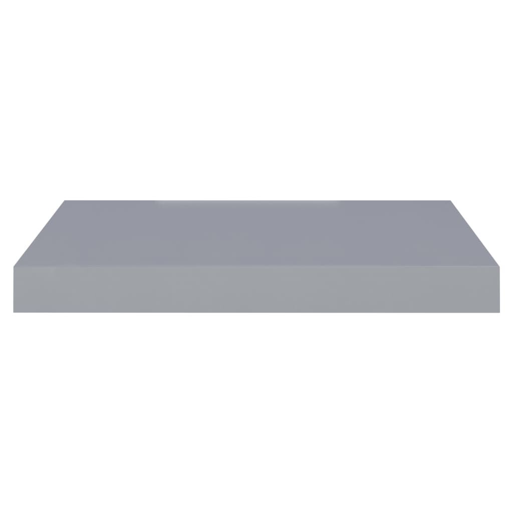 vidaXL Ράφι Τοίχου Γκρι 40x23x3,8 εκ. MDF