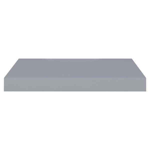 vidaXL Ράφι Τοίχου Γκρι 40x23x3,8 εκ. MDF