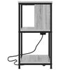 vidaXL Κομοδίνο Γκρι sonoma 38 x 31 x 61 εκ Επεξεργασμένο ξύλο