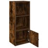 vidaXL Βιβλιοθήκη Καπνιστή Δρυς 31x24x77 εκ. από Επεξεργασμένο Ξύλο