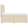 vidaXL &Kappa;&rho;&epsilon;&beta;ά&tau;&iota; Boxspring &mu;&epsilon; &Sigma;&tau;&rho;ώ&mu;&alpha; &Kappa;&rho;&epsilon;&mu; 140x200 &epsilon;&kappa;. &Upsilon;&phi;&alpha;&sigma;&mu;ά&tau;&iota;&nu;&omicron;