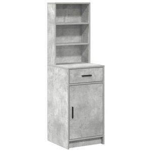 vidaXL Highboard με συρτάρι Γκρι σκυροδέματος 40 x 40.5 x 135 εκ.