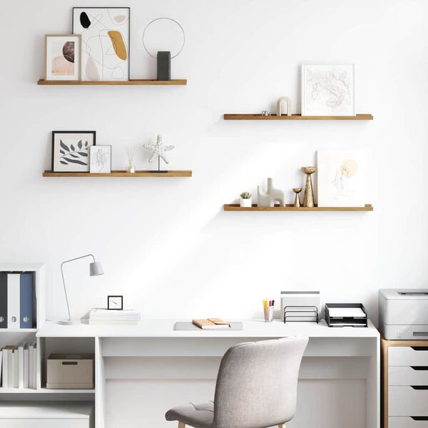 vidaXL &Rho;ά&phi;&iota; &Tau;&omicron;ί&chi;&omicron;&upsilon; &mu;&epsilon; &rho;ά&phi;&iota; 4 pcs &Kappa;&alpha;&phi;έ 80 x 9 x 3 cm &Epsilon;&pi;&epsilon;&xi;&epsilon;&rho;&gamma;&alpha;&sigma;&mu;έ&nu;&omicron; &xi;ύ&lambda;&omicron;