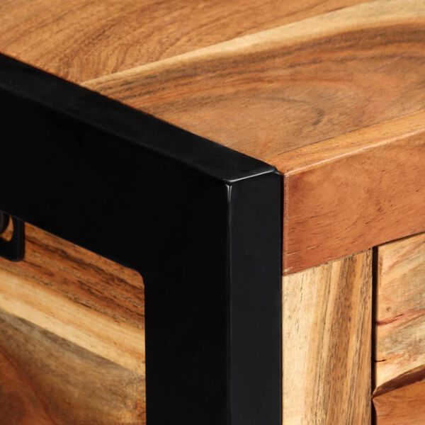 vidaXL Μπουφές 120 x 35 x 75 εκ. από Μασίφ Ξύλο Ακακίας