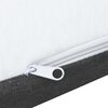 vidaXL Κρεβάτι Boxspring Σκούρο Γκρι 140 x 200 εκ. Υφασμάτινο