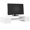 vidaXL Βάση Οθόνης με Αποθ. Λευκή 70x27x15 εκ. Επεξεργασμένο Ξύλο