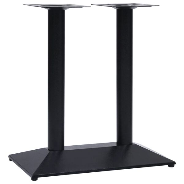 vidaXL Πόδι Τραπεζιού Bistro Μαύρο 70x40x72 εκ. από Χυτοσίδηρο