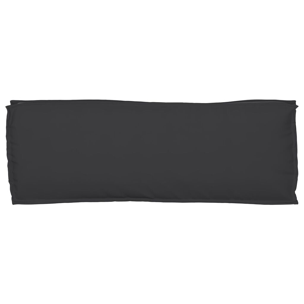 vidaXL Μαξιλάρι Παλέτας για Πάγκο Μαύρο 110x40x8 cm Oxford Fabric