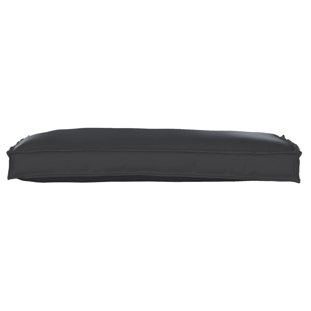 vidaXL Μαξιλάρι Παλέτας για Πάγκο Μαύρο 100x40x8 εκ. Υφασμάτινο