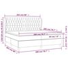 vidaXL &Kappa;&rho;&epsilon;&beta;ά&tau;&iota; Boxspring &mu;&epsilon; &Sigma;&tau;&rho;ώ&mu;&alpha; &Alpha;&nu;&omicron;&iota;&chi;&tau;ό &Gamma;&kappa;&rho;&iota; 200x200 &epsilon;&kappa;. &Beta;&epsilon;&lambda;&omicron;ύ&delta;&iota;&nu;&omicron;