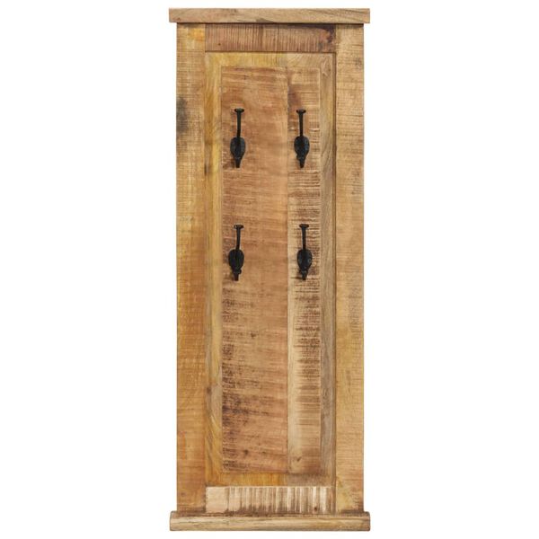 vidaXL Κρεμάστρες Τοίχου 2 τεμ. 38 x 100 εκ. από Μασίφ Ξύλο Μάνγκο