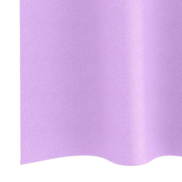 vidaXL Κουρτίνες με κουρτίνες 2 pcs Μοβ 140 x 140 cm Πολυεστέρας