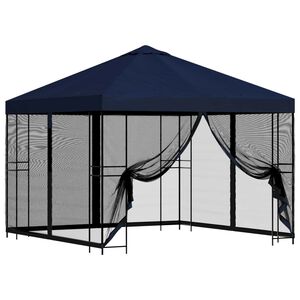 vidaXL &Kappa;ή&pi;&omicron;&sigmaf; &Gamma;&kappa;&alpha;&zeta;ebo &mu;&epsilon; &Pi;&lambda;&epsilon;&upsilon;&rho;&iota;&kappa;ά &Tau;&omicron;ί&chi;&omicron;&upsilon;&sigmaf; 3 x 3 m &Mu;&pi;&lambda;&epsilon;