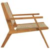 vidaXL Εξωτερικά Έπιπλα 2 pcs Μπεζ 78 x 67 x 73εκ. Μασίφ ξύλο ακακίας