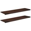 vidaXL &Pi;&alpha;&rho;ά&theta;&upsilon;&rho;&alpha; 2 &tau;&mu;&chi;. &Sigma;&kappa;&omicron;ύ&rho;&omicron; &Kappa;&alpha;&phi;έ 140 x 40 x 2 cm &Sigma;&tau;&epsilon;&rho;&epsilon;ό &xi;ύ&lambda;&omicron; &omicron;&xi;&iota;ά&sigmaf;
