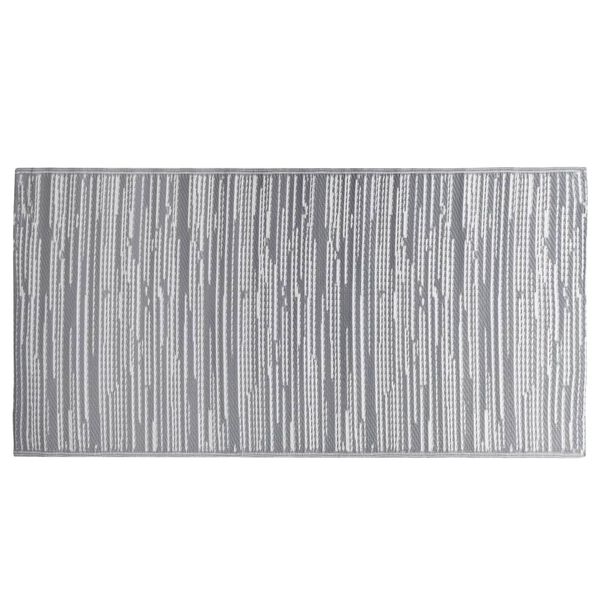 vidaXL Χαλί εξωτερικού χώρου ARAKIL γκρι 190x290 cm PP