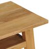 vidaXL Τραπέζι Κονσόλα 120 x 35 x 75 εκ. από Μασίφ Ξύλο Teak