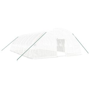 vidaXL &Theta;&epsilon;&rho;&mu;&omicron;&kappa;ή&pi;&iota;&omicron; &mu;&epsilon; &Alpha;&tau;&sigma;ά&lambda;&iota;&nu;&omicron; &Pi;&lambda;&alpha;ί&sigma;&iota;&omicron; &Lambda;&epsilon;&upsilon;&kappa;ό 60 &mu;&sup2; 10 x 6 x 2,85 &mu;.