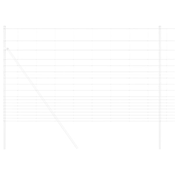 vidaXL Περίφραξη αγρού Ασημί 25 x 1.5 m Γαλβανισμένος χάλυβας