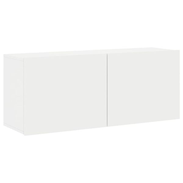 vidaXL Ντουλάπι Τοίχου Τηλεόρασης Λευκό 100 x 30 x 41 εκ.