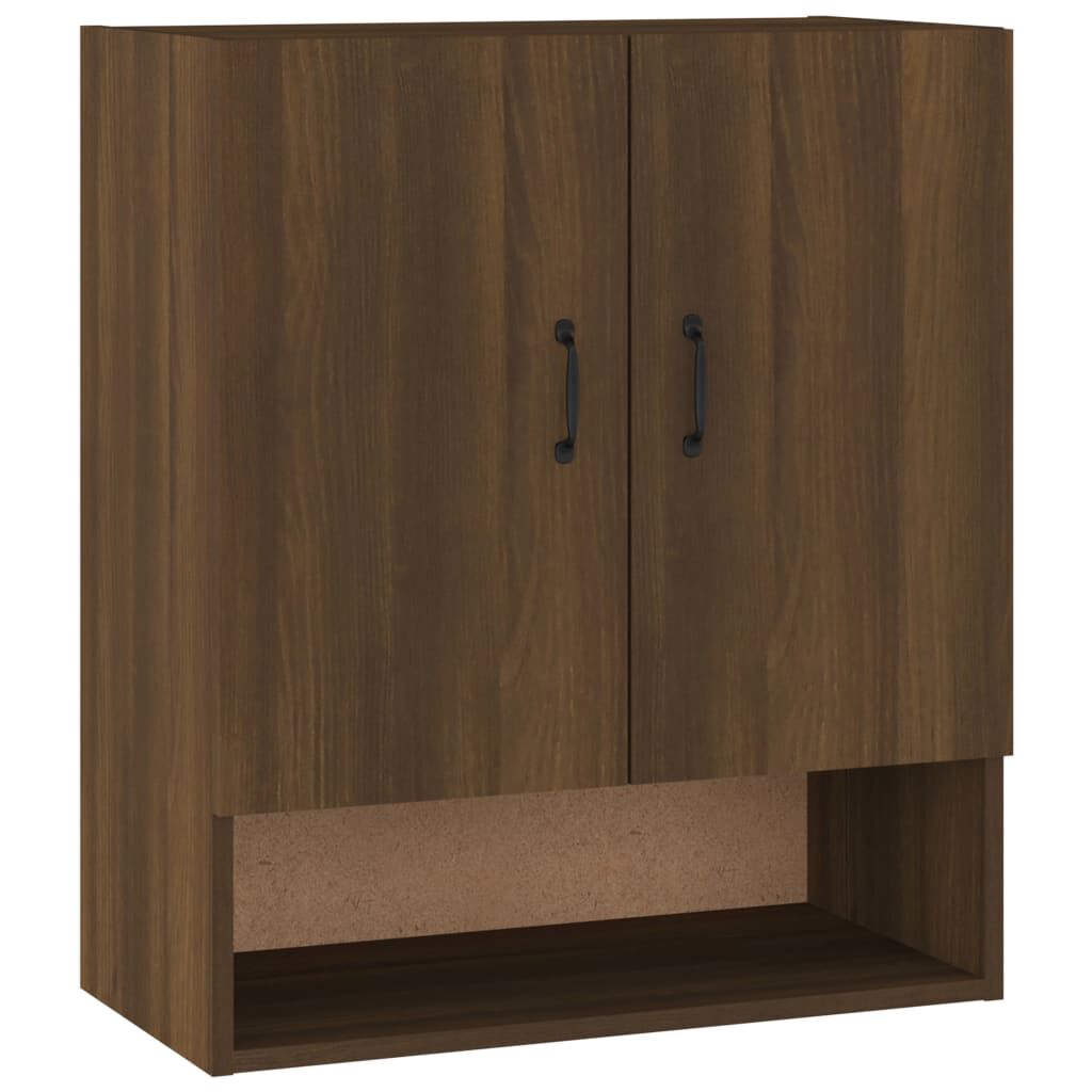 vidaXL Ντουλάπι Τοίχου Καφέ Δρυς 60x31x70 εκ. Επεξεργασμένο Ξύλο