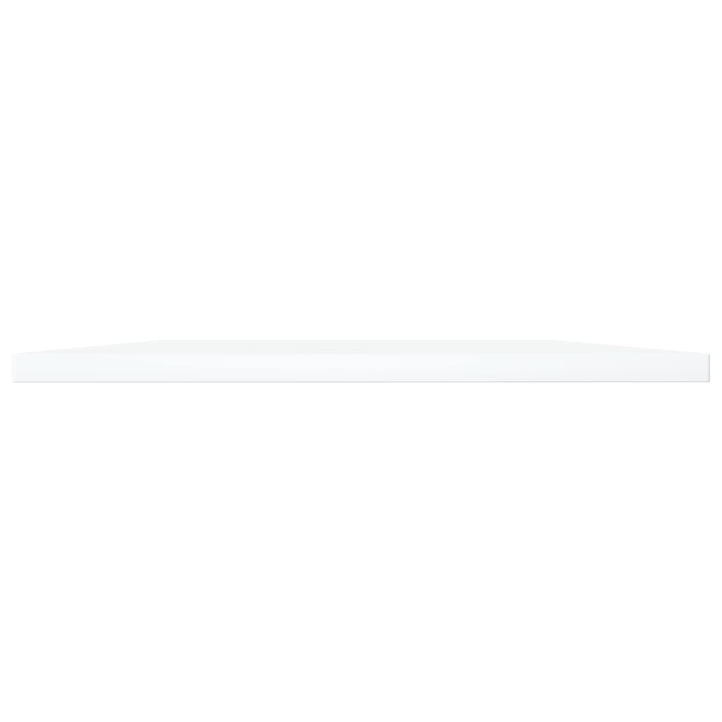 vidaXL Ράφια Βιβλιοθήκης 4 τεμ. Λευκά 100x40x1,5 εκ. από Επεξ. Ξύλο