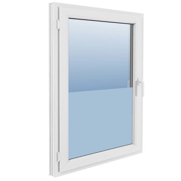 vidaXL Μεμβράνη Παραθύρου Ματ Γκρι 0,9x100 μ. PVC