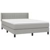vidaXL &Kappa;&rho;&epsilon;&beta;ά&tau;&iota; Boxspring &mu;&epsilon; &Sigma;&tau;&rho;ώ&mu;&alpha; &Alpha;&nu;&omicron;&iota;&chi;&tau;ό &Gamma;&kappa;&rho;&iota; 140x190 &epsilon;&kappa;. &Upsilon;&phi;&alpha;&sigma;&mu;ά&tau;&iota;&nu;&omicron;