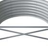 vidaXL Ζαρντινιέρα Ανθρακί 224x80x36 εκ Γαλβανισμένος χάλυβας