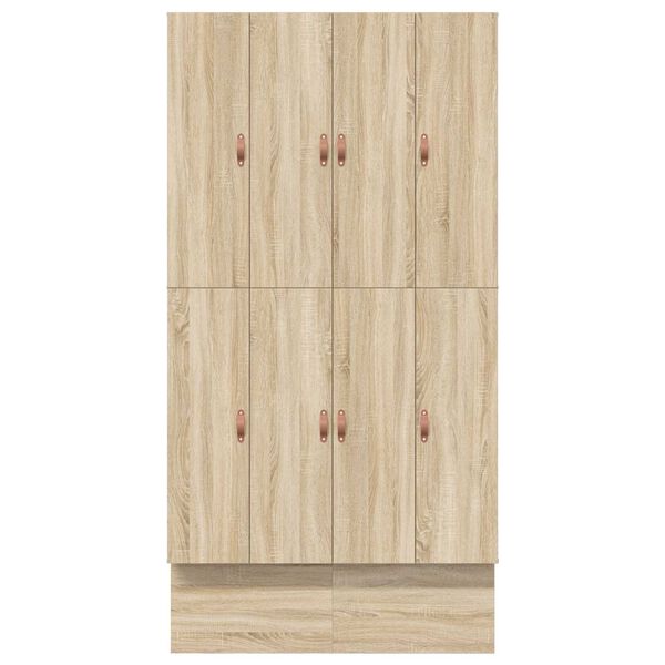 vidaXL Κρεβάτι Αποθήκευσης Sonoma Oak 120x200 εκ