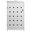 vidaXL Πλαίσιο για Κάδο Απορριμμάτων με Ρόδες 240 L Ανοξείδωτο Ατσάλι