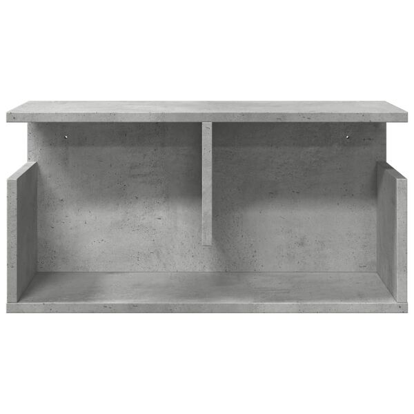 vidaXL Ντουλάπι Τοίχου Γκρι Σκυρ. 60x20x30 εκ. από Επεξεργασμένο Ξύλο